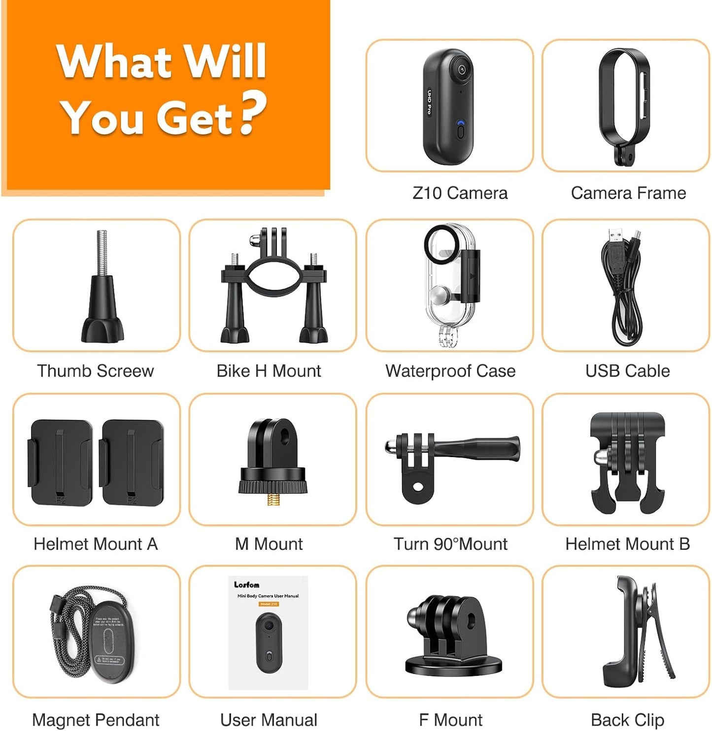 Mini Portable Waterproof Camera